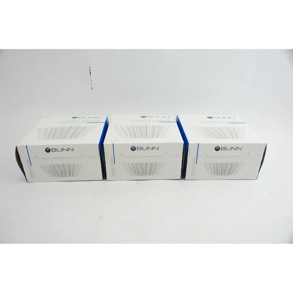 Bunn Coffee Filters‎ 8-12 Cup White 300 Count 3 Boxes New